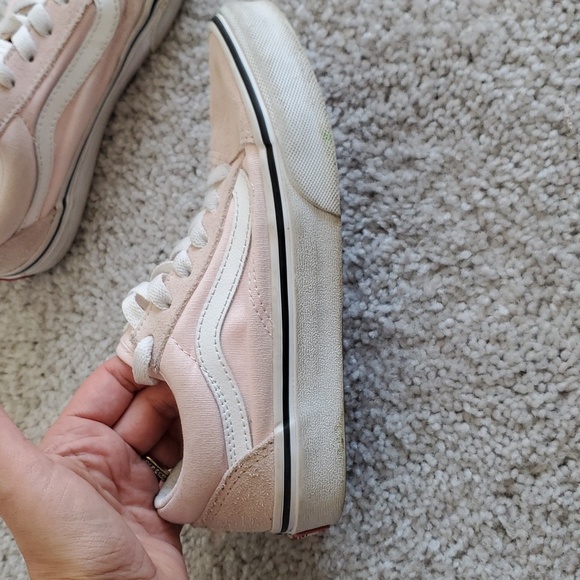 Girl youth size 1 vans sneakers - Picture 2 of 6